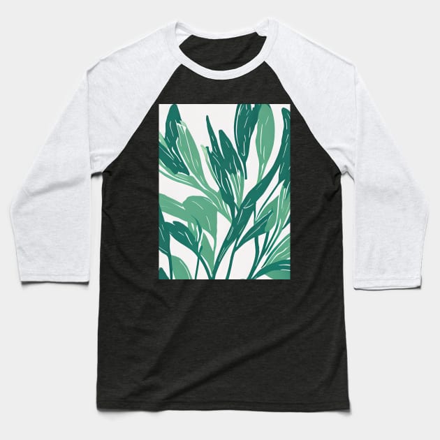 Floral Dreams #4 Baseball T-Shirt by Sibilla Borges